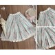Miss Point Goose's Flower Basket Petal Hem Skirt(Reservation/3 Colours/Full Payment Without Shipping)